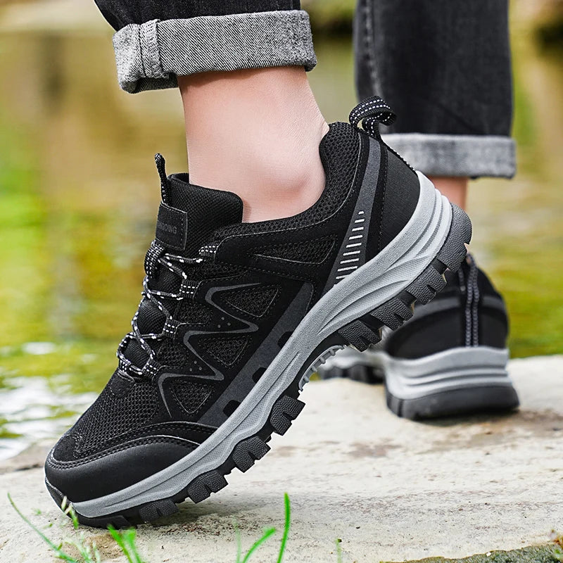 Men's Lightweight Breathable Outdoor Hiking Shoes — Sizes 39-48