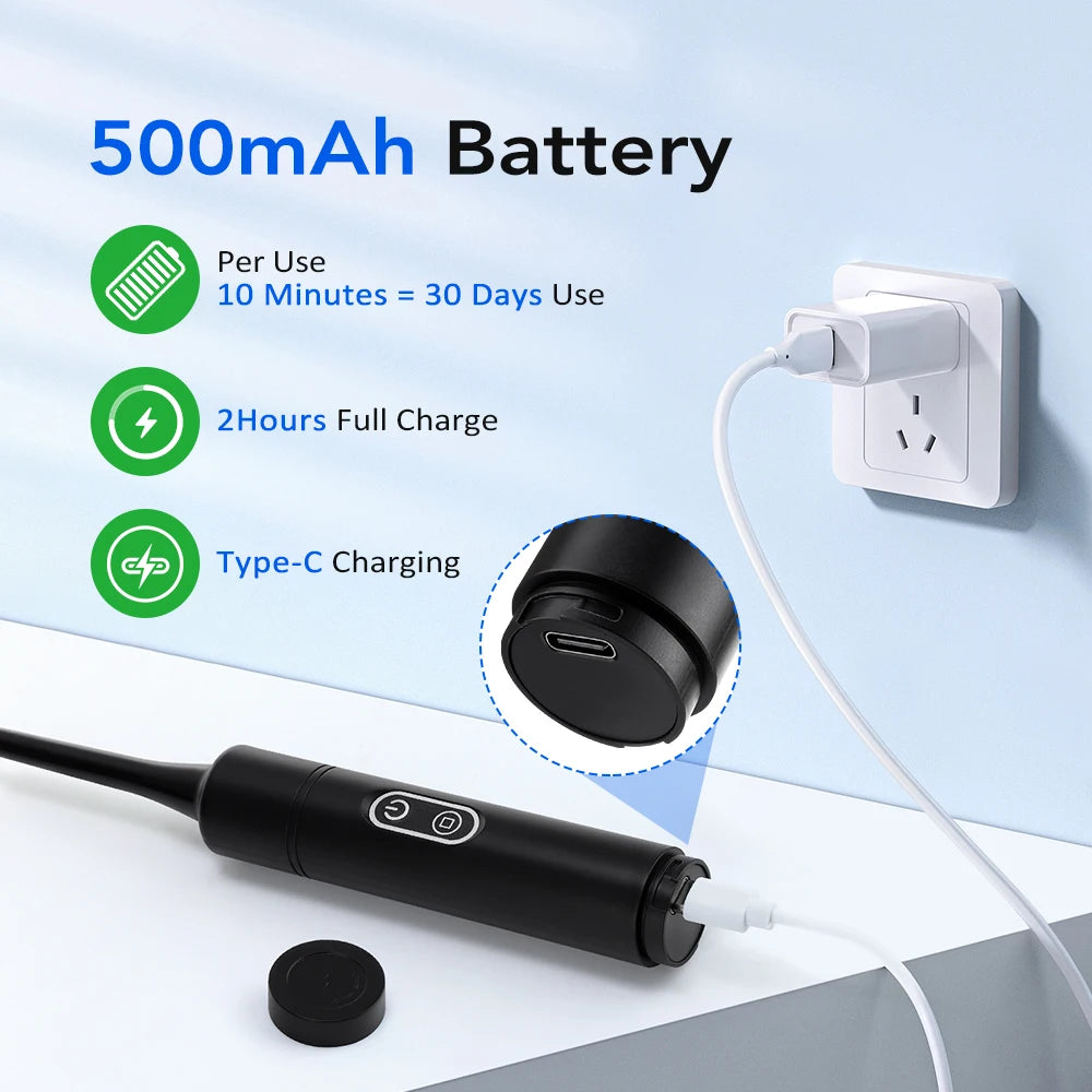 Dentist-Level Clean at Home — Electric Teeth Cleaner & Tartar Remover | 6-Gear Modes, 31,000 Vibrations/Min, IPX6 Waterproof, Type-C Charging