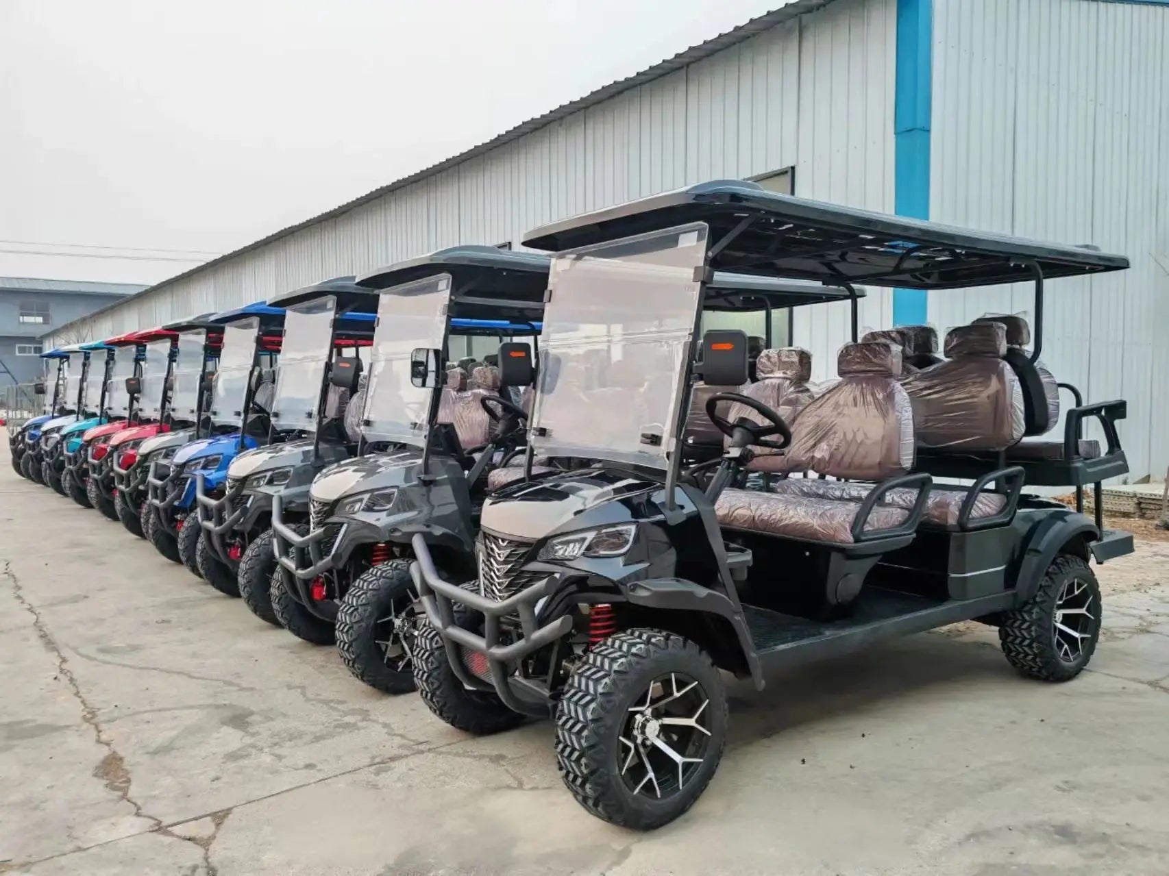 Airo The Most Popular 8-seater Electric Golf Carts in the United States, 6+2-seater Sightseeing Carts, and 8-seater Golf Carts