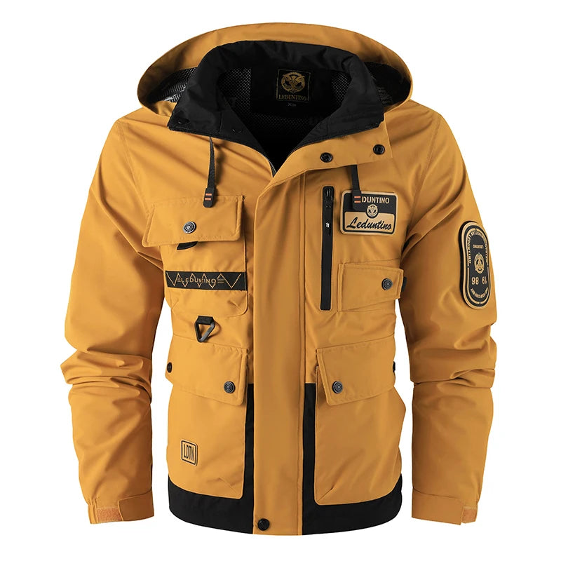 Men's Detachable-Hood Lightweight Jacket
