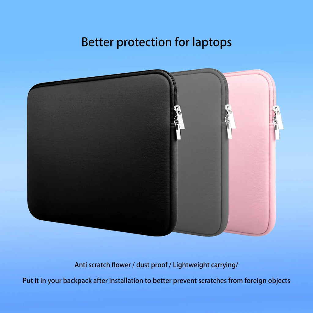 Laptop Sleeve Inner Bag — 11" to 17" Sizes