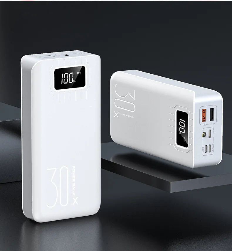 30000mAh Power Bank — High-Capacity Portable Charger for Phones & Tablets