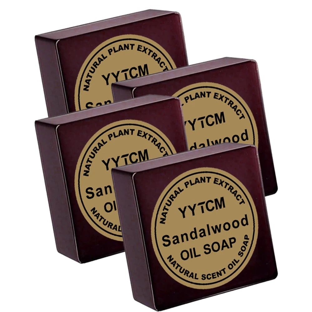 Sandalwood Men's Fragrance Soap Bar – Long-Lasting Scent for Bath, Face & Hand Washing, 65g