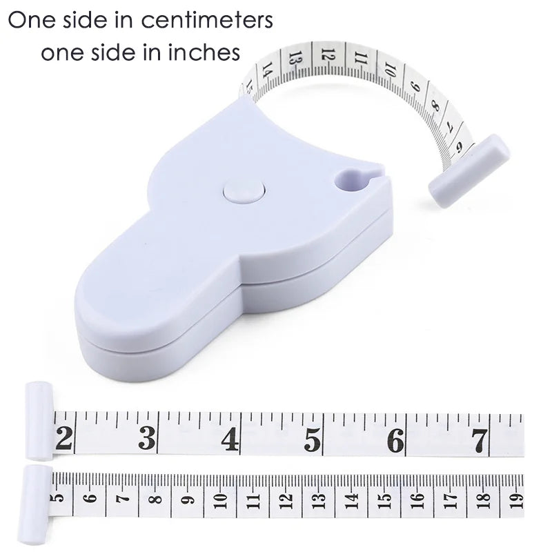 Self-Tightening Body Measuring Tape — 150cm Retractable Tailor Ruler