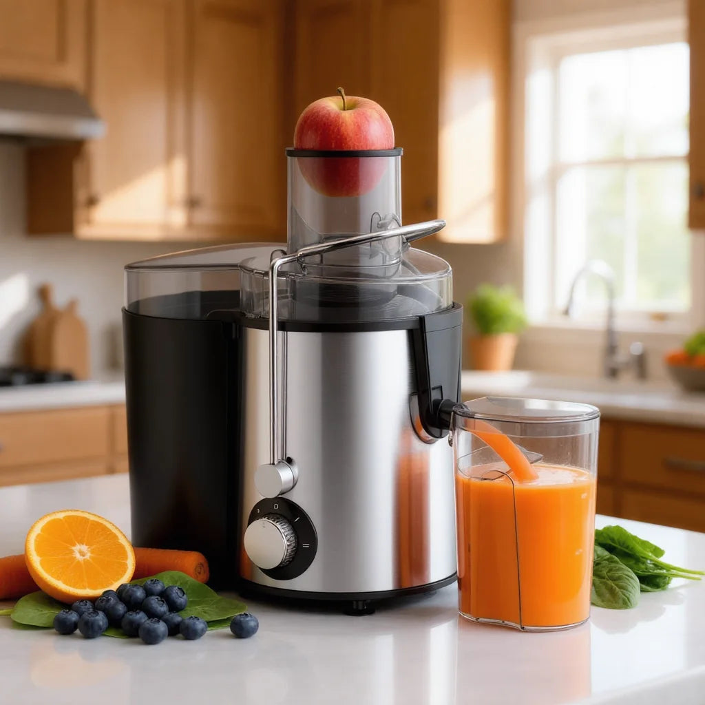 Multifunctional Juicer Blender & Food Processor — 3" Wide Mouth, Easy Clean, High Juice Yield