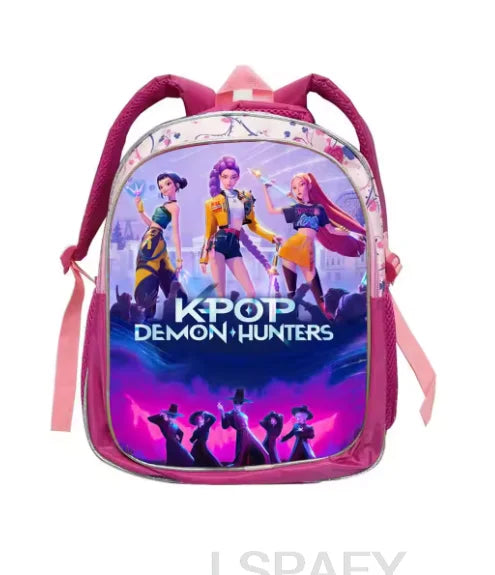 KPop Character Kids Backpack – Lightweight 12-Inch School Bag