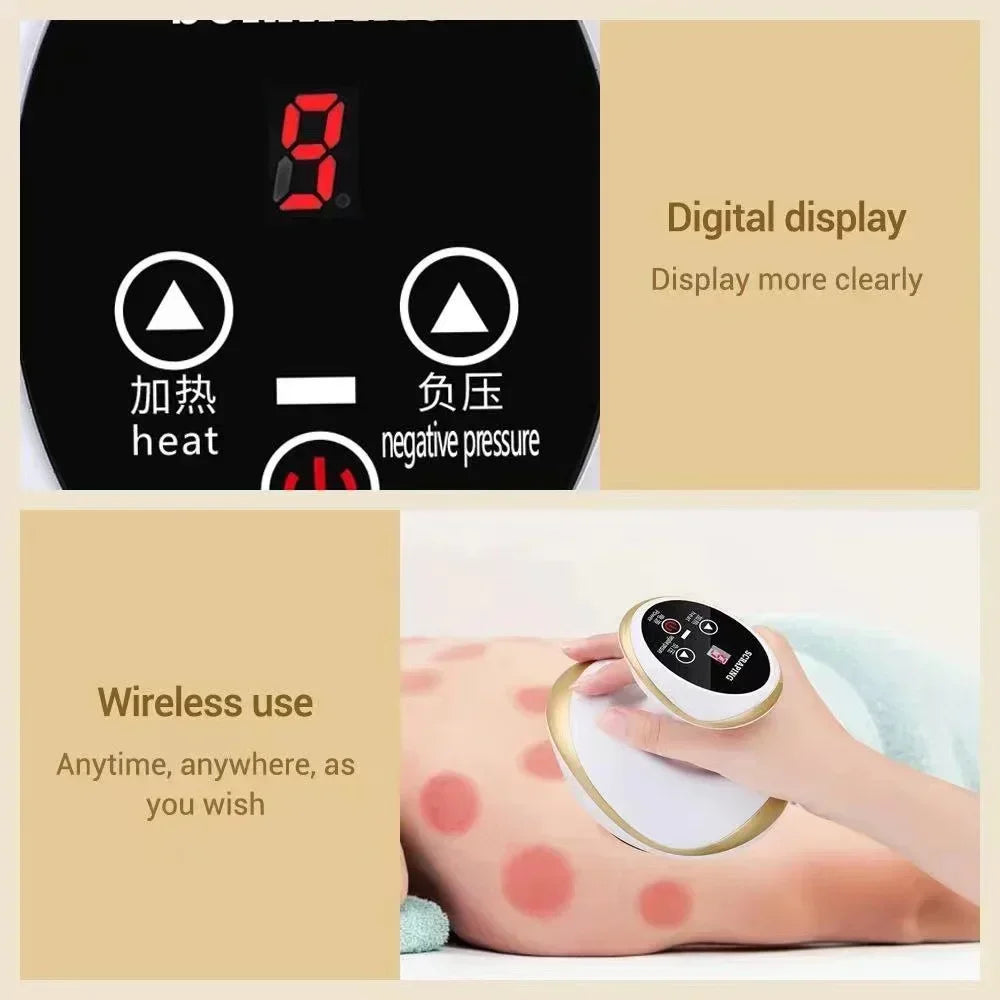 Okayso Electric Anti-Cellulite Massager — Rechargeable Scraping & Suction Cup Body Massager