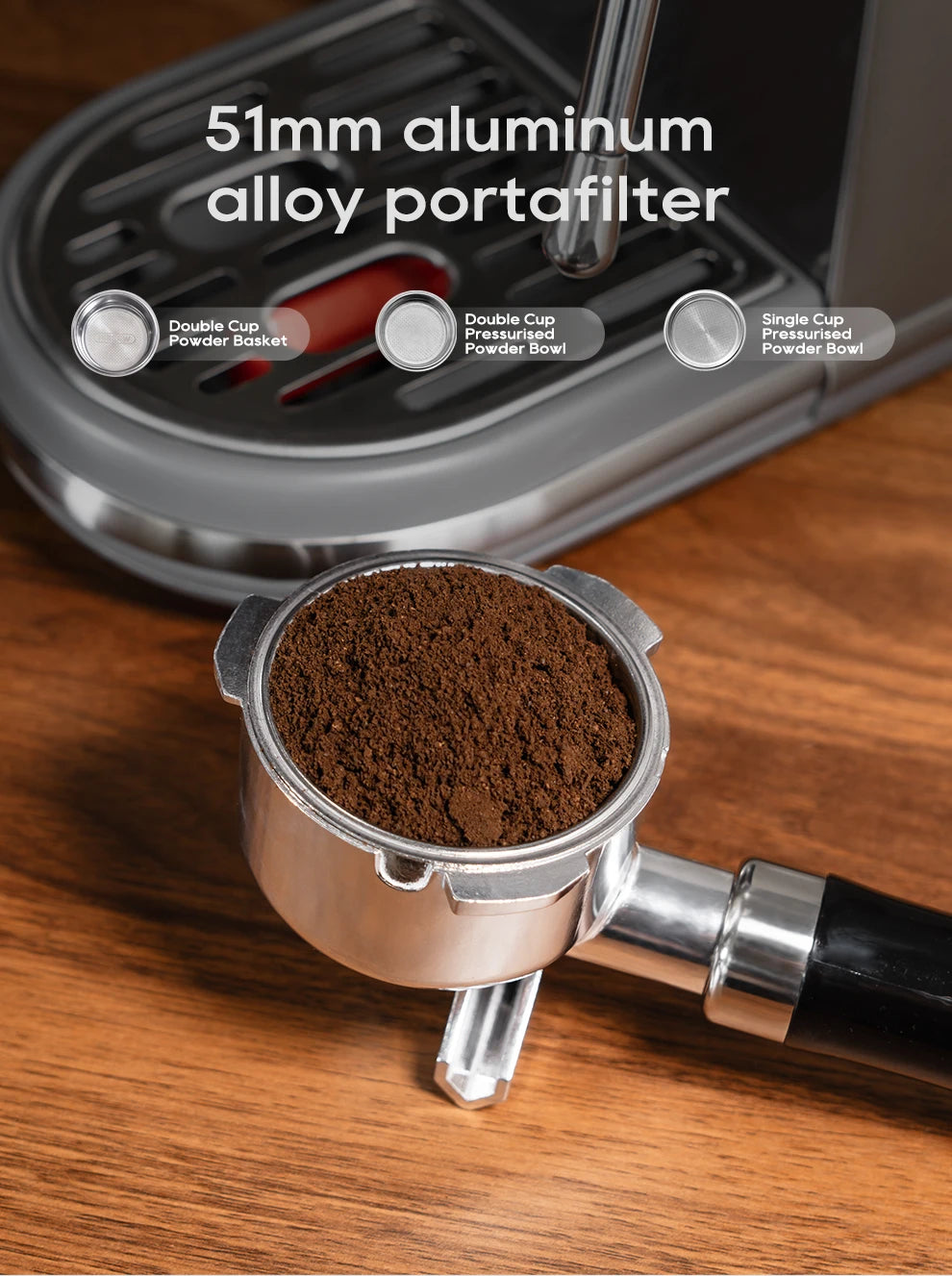 Barista-Level Espresso at Home — HiBREW H10B 20-Bar Semi-Automatic Espresso Machine | Temperature Control, Hot & Cold, Slim Design