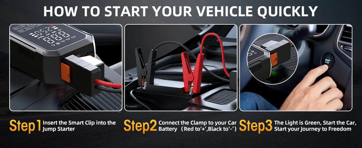 PAIVIROKU Car Jump Starter with Air Compressor