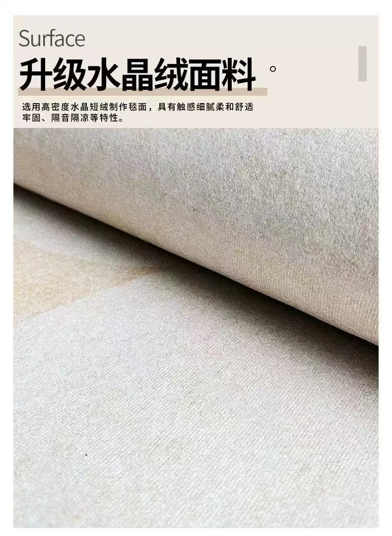 French Retro Persian Carpet – Crystal Velvet Non-Slip Large Area Rug for Living Room & Bedroom