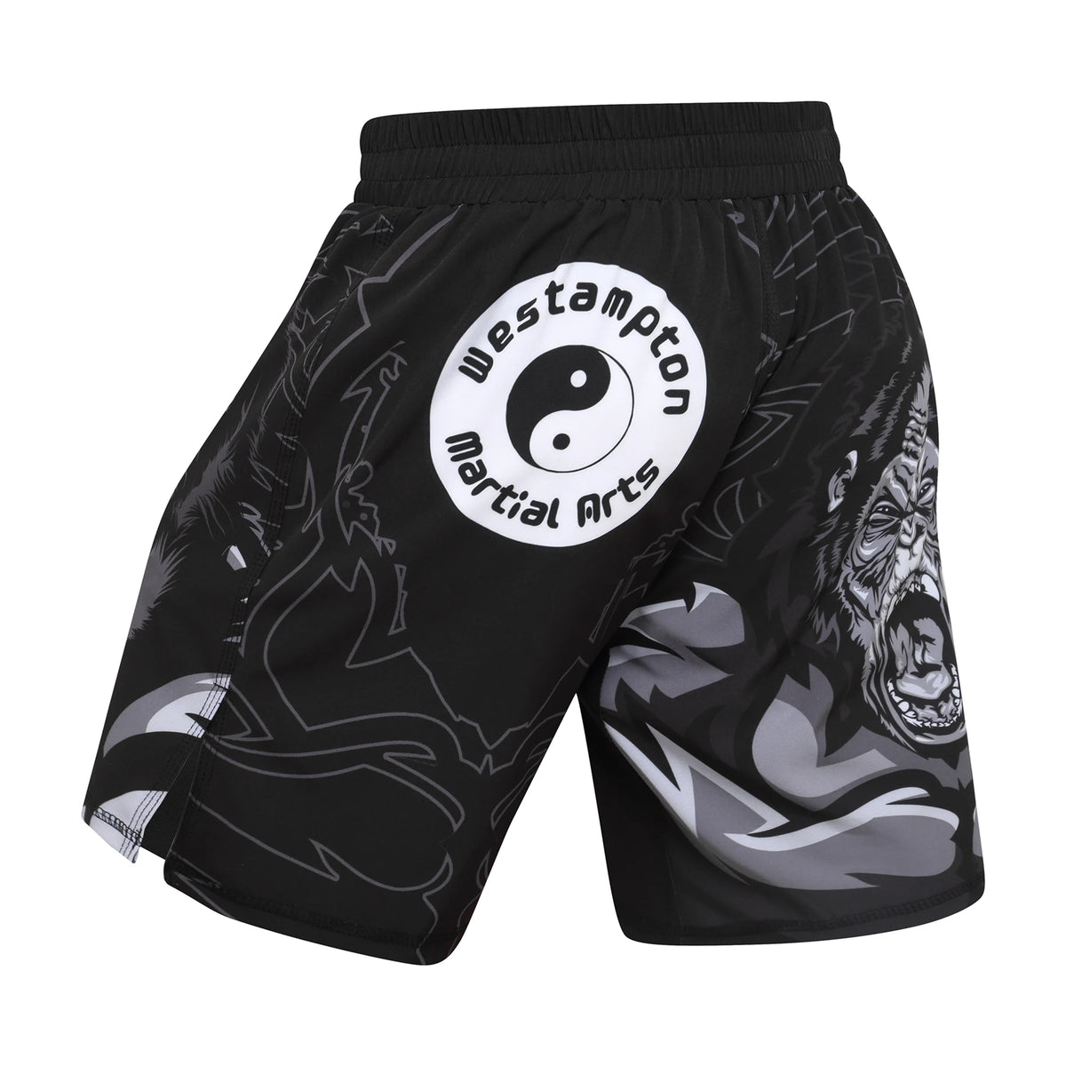 Men's MMA Rashguard BJJ 4-Piece Set – Gorilla Print Grappling Tracksuit