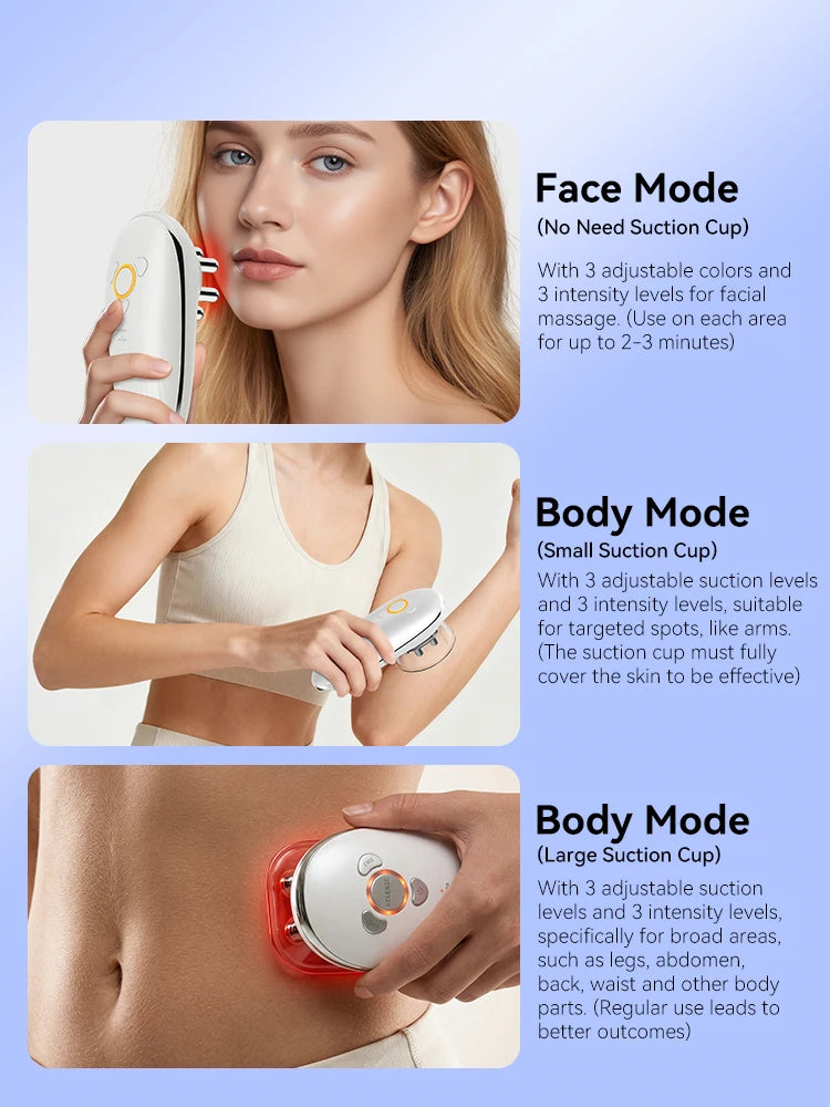 OZEMEI Face & Body Sculpting Massager – Electric Cellulite, Cupping & Guasha Device with EMS