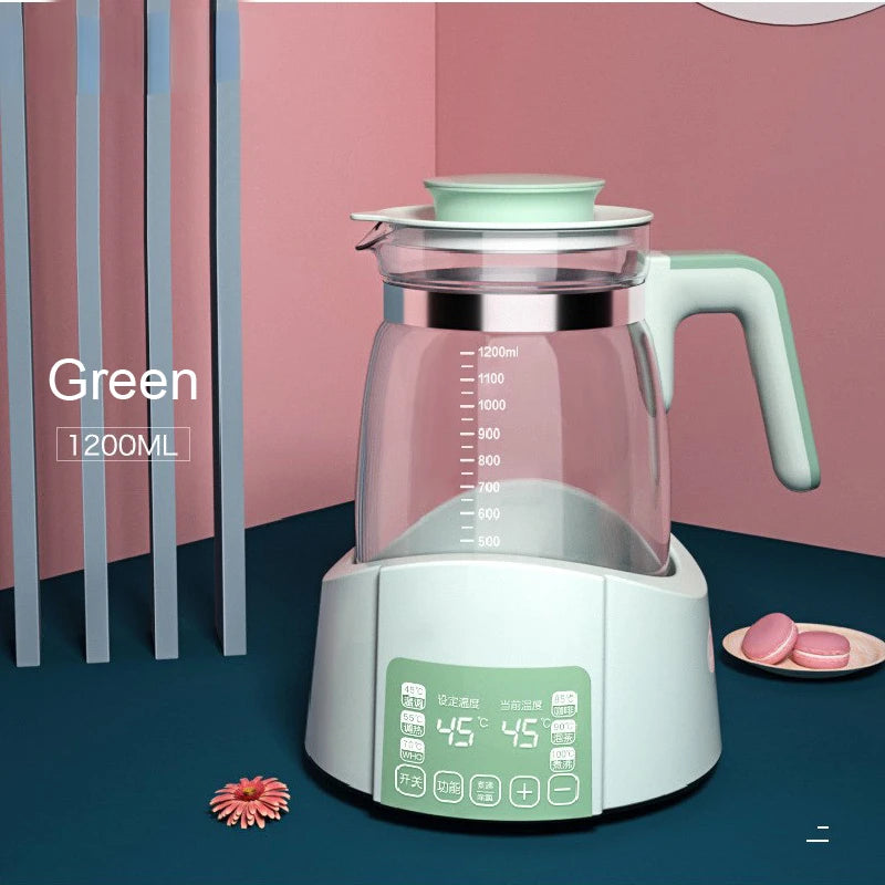 Smart Infant Milk Warmer & Thermostatic Kettle – 1.2L Auto Warm, Insulation Pot for Baby Formula & Milk Powder