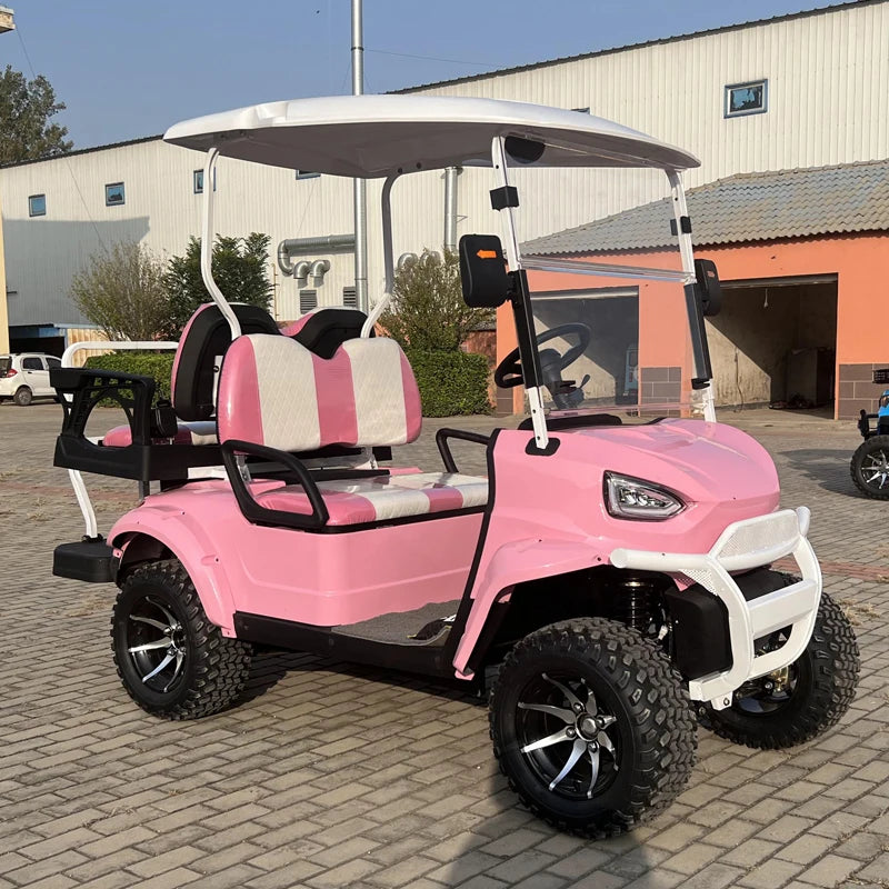Supreme Luxury Electric Golf Cart — 4WD Off-Road 2/4/6 Seater, 48V–72V, 4–7.5kW