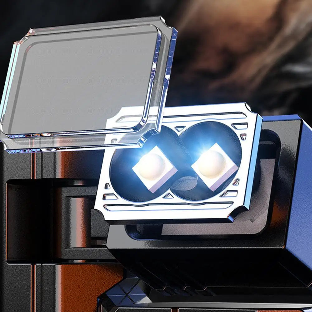 Mini COB LED Flashlight – 400 Lumen, 180° Rotating Magnetic Base, IP68, USB Rechargeable Work Light