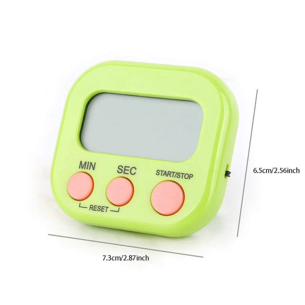 Digital Kitchen Timer – 99-Minute Magnetic Countdown Timer with Stand & Loud Alarm