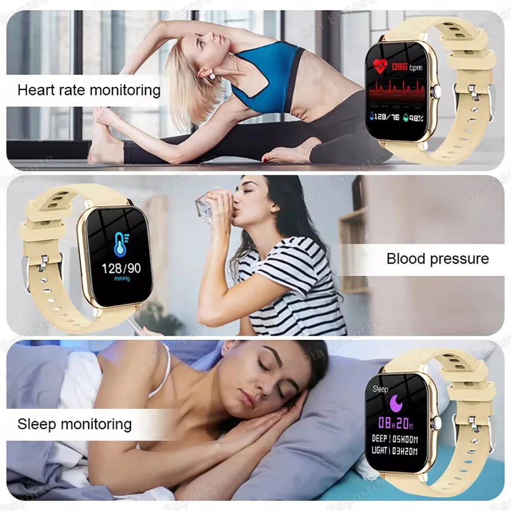 Smart Watch 2.01" HD Display | Answer Calls Sport Modes DIY Dial Weather Forecast Smartwatch