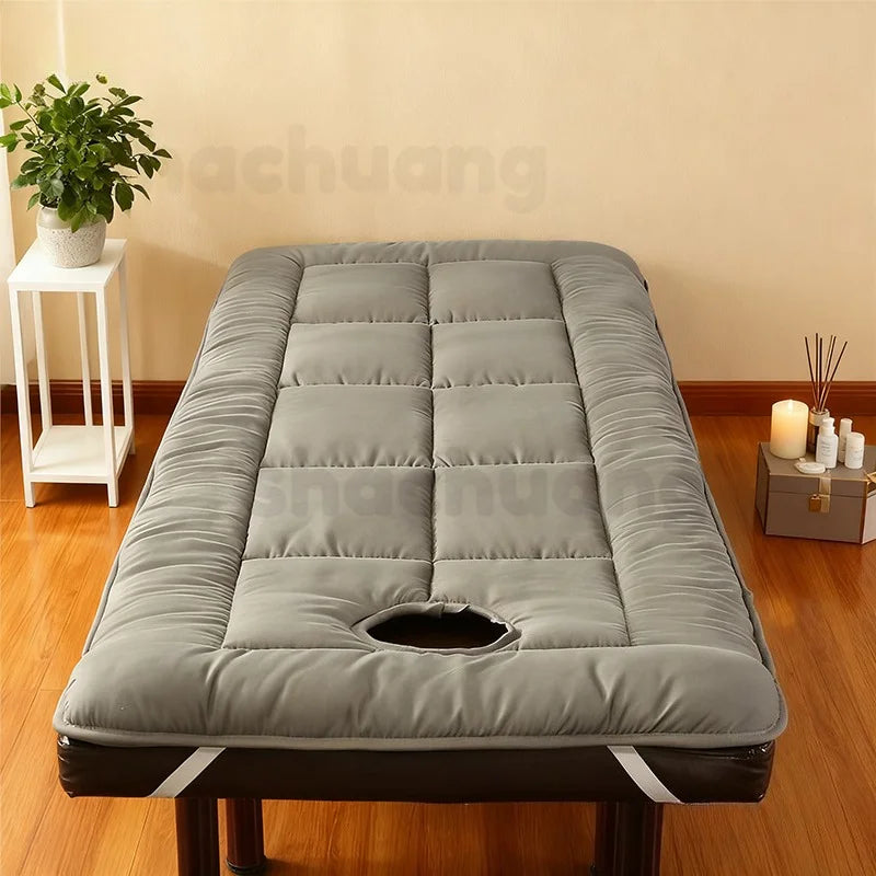Professional SPA Massage Table Pad – Foldable Facial Bed Cushion with Elastic Bands
