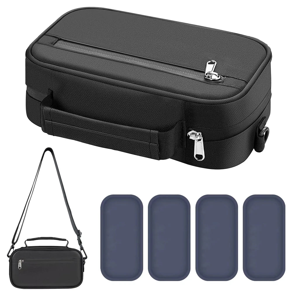 Insulin Cooler Bag Travel Case – Diabetic Medication Insulated Organizer with 4 Reusable Ice Packs for Insulin Pen & Vial