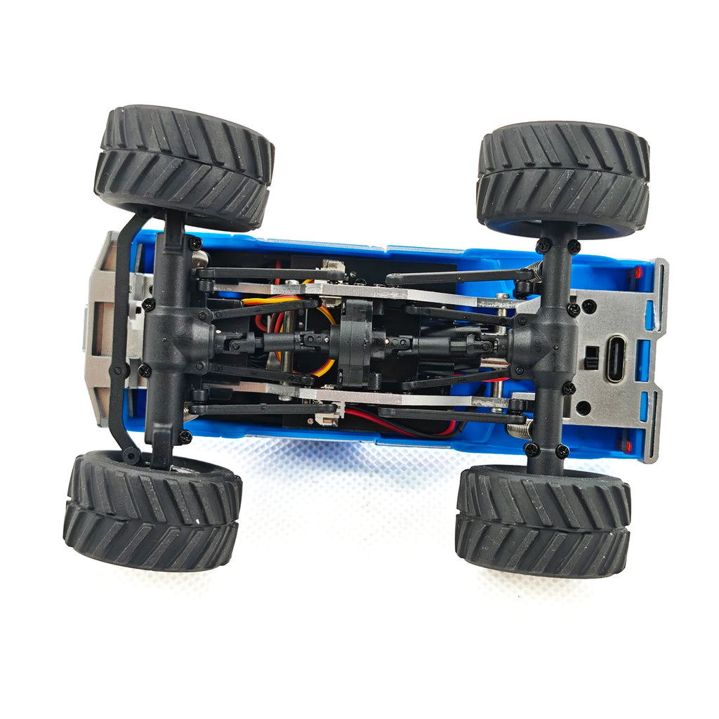 1:36 4WD Mini RC Off-Road Crawler Car with LED Lights – Remote Control Toy for Kids & Adults