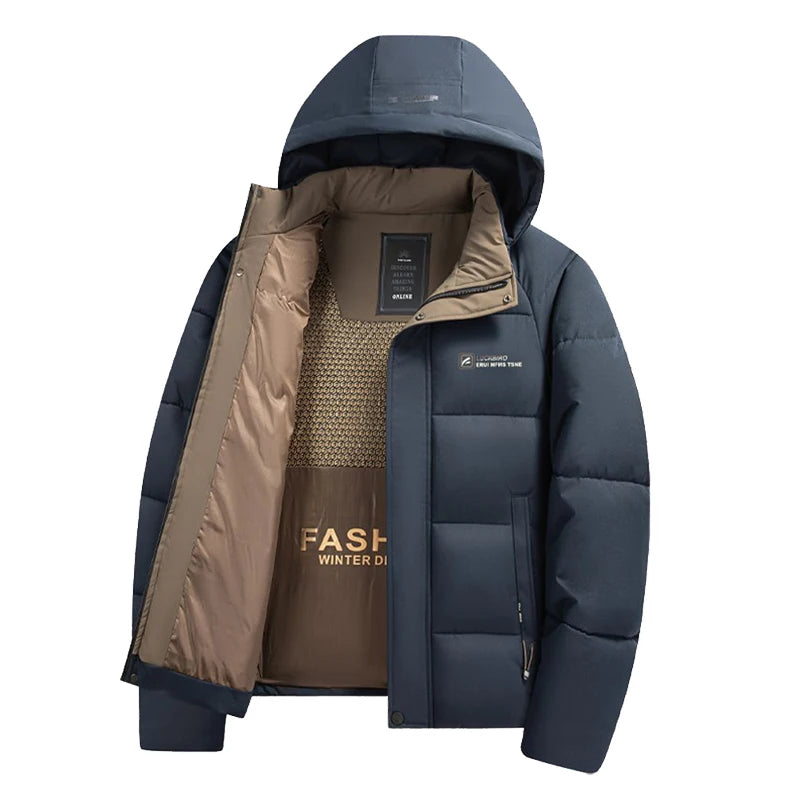 Men's Graphene Windproof Hooded Jacket — Lightweight Technical Outer Shell