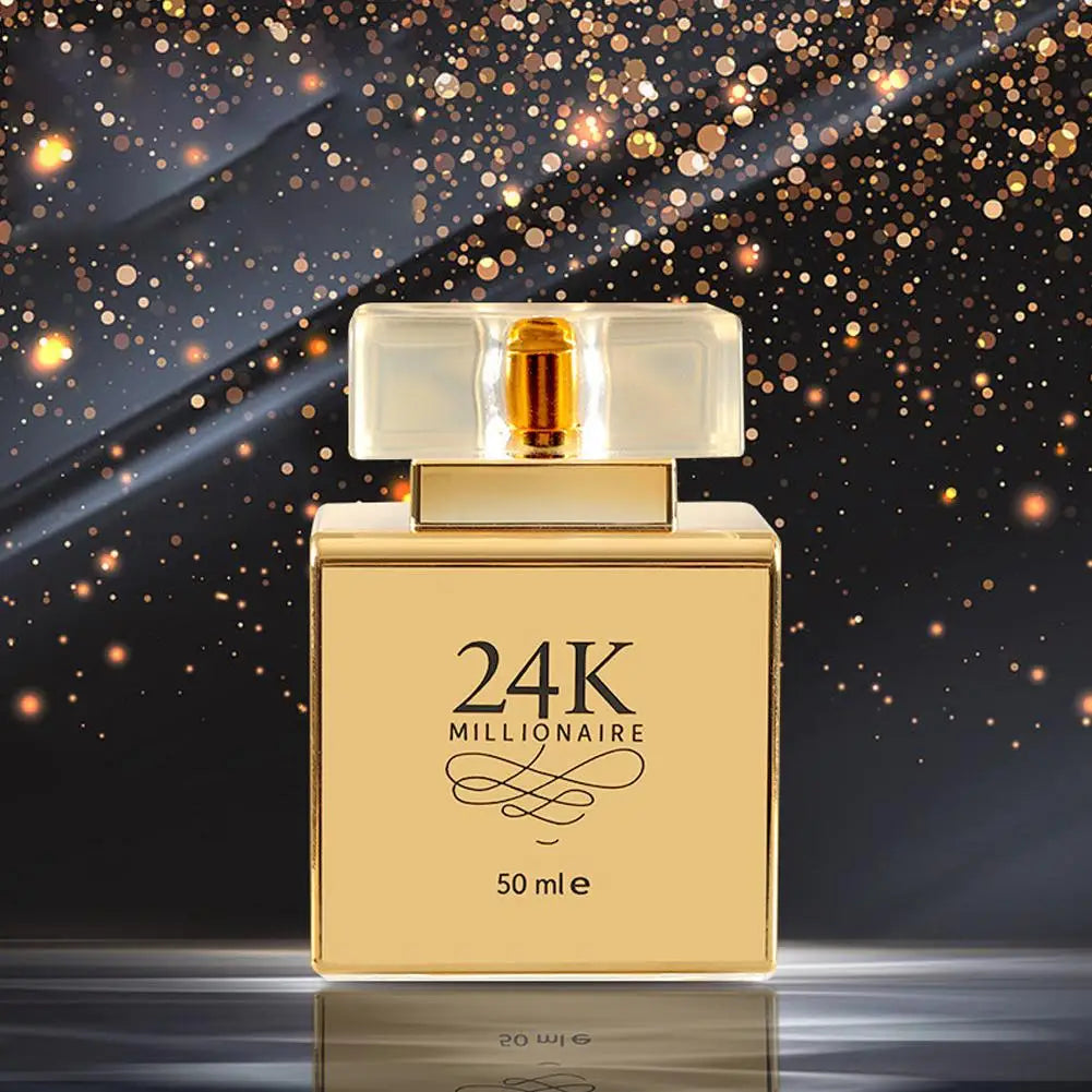 24K Gold Luxury Women's EDP 50ml – Floral Fruity Long-Lasting Fragrance