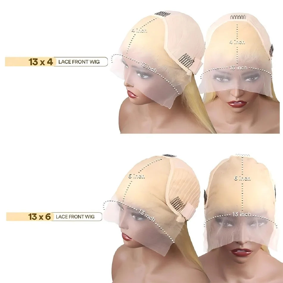 30 Inch 613 Lace Front Wig Human Hair 13x6 HD Transparent Lace Blonde Lace Front Wigs 613 Body Wave Lace Front Wigs Human Hair