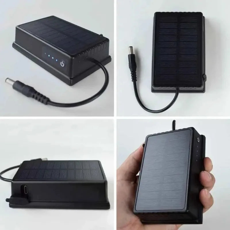 Magnetic Solar Rechargeable Power Bank 9600mAh – Waterproof Battery for Truck, RV & Wireless Backup Camera 12–24V