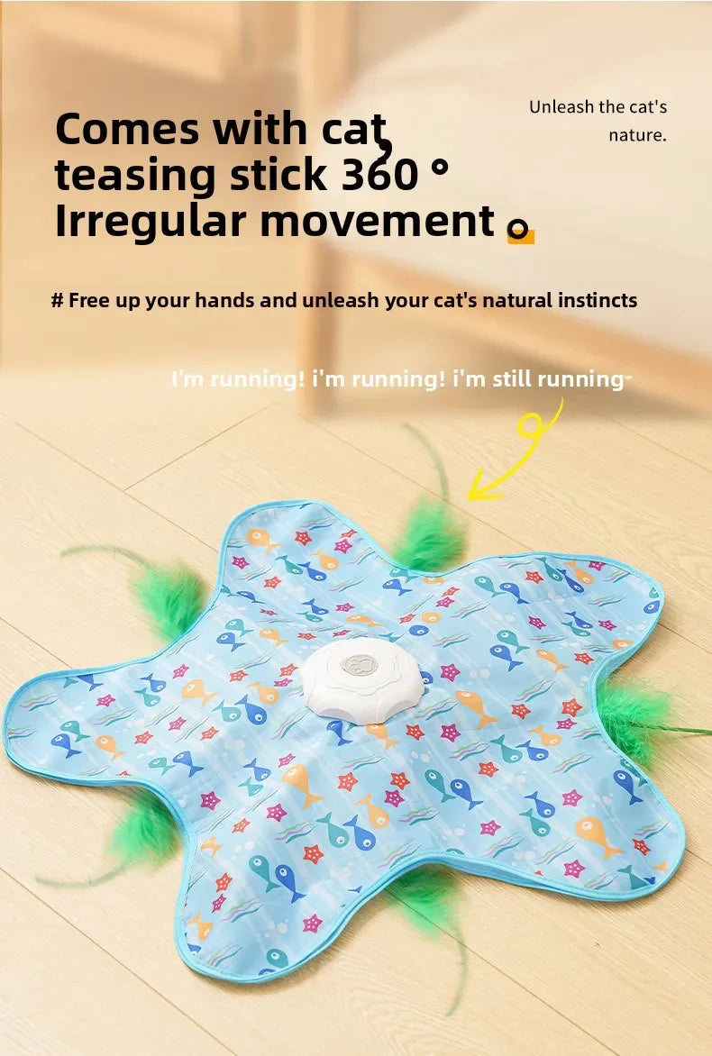Automatic Electric Cat Turntable Interactive Toy