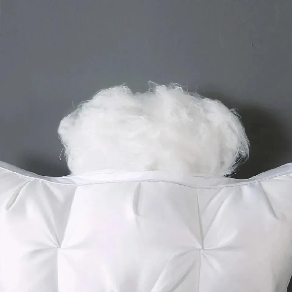 5-Star Hotel Sleeping Pillow – Soft Bilateral Washed Solid Color, Standard Size