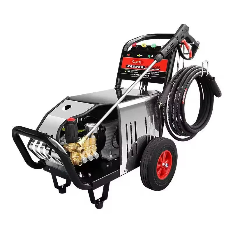 3000W Heavy-Duty Commercial High-Pressure Washer – 220V, Pure Copper Pump, Auto Start/Stop