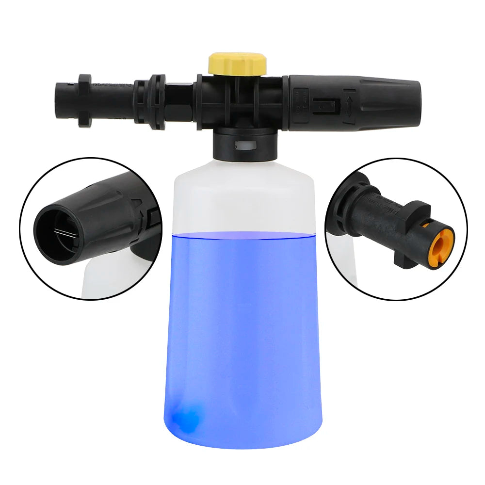 750ml Snow Foam Lance for Karcher K2–K7 Pressure Washers – Adjustable Foam Generator