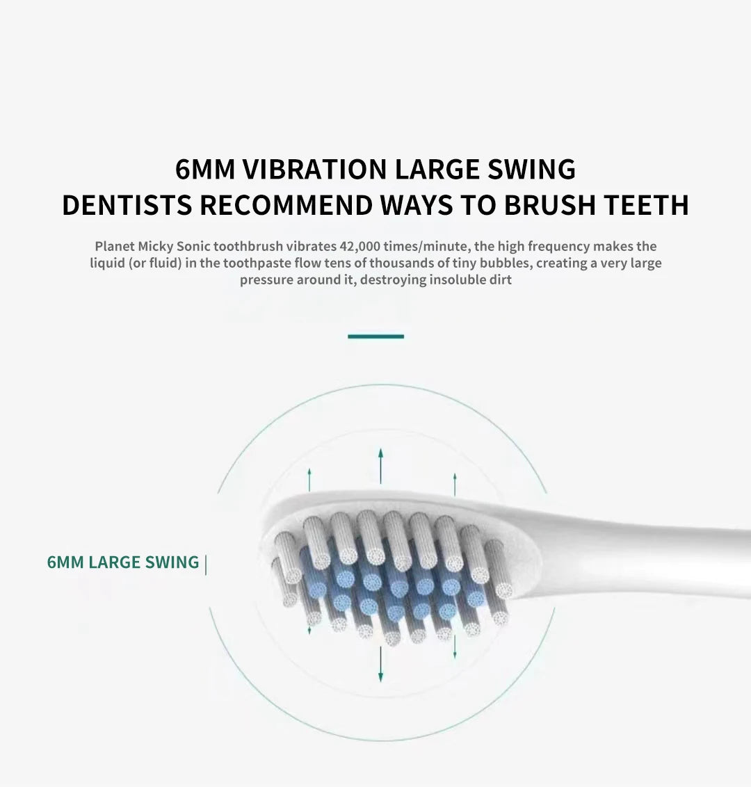 DR.GOOD X3 Sonic Electric Toothbrush – IPX7 Waterproof, 6 Modes, 30K–50K Strokes/Min