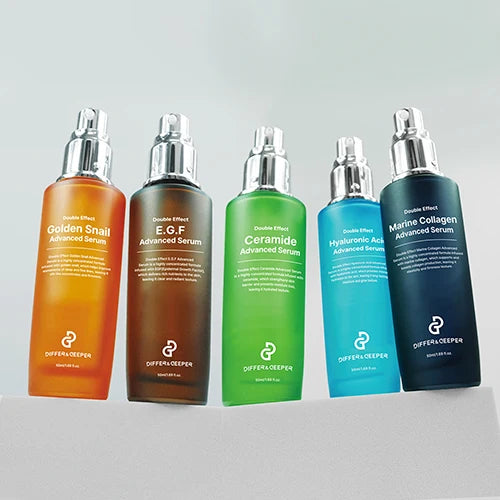 Differ & Deeper Double Effect Hyaluronic Acid Serum 50ml — Deep Hydration Anti-Aging K-Beauty Face Serum