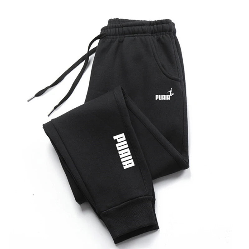 Men's Harajuku Print Jogging Pants | Solid Color Sweatpants Fitness Running Home Trousers