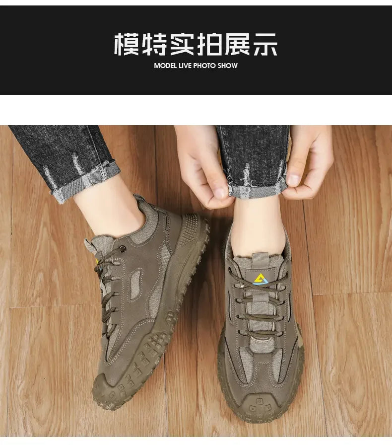 Men's Thick-Sole Anti-Slip Outdoor Platform Sport Shoes