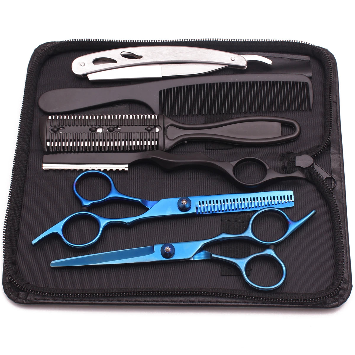 Professional 6" Hair Cutting Scissors & Thinning Shears – Japan Stainless Steel Barber Set