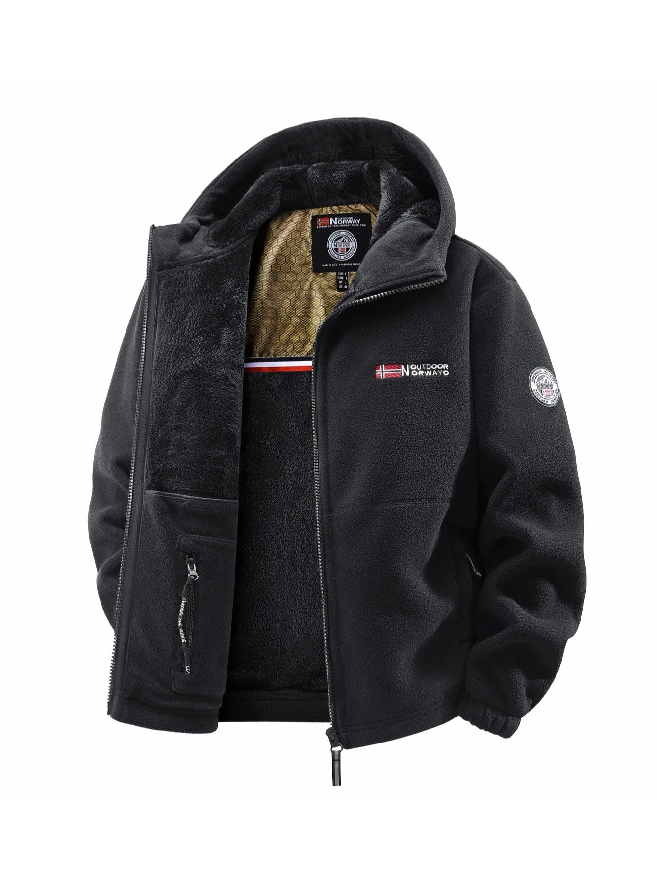 Men's Hooded Outdoor Fashion Jacket — Casual Windbreaker & Streetwear Jacket