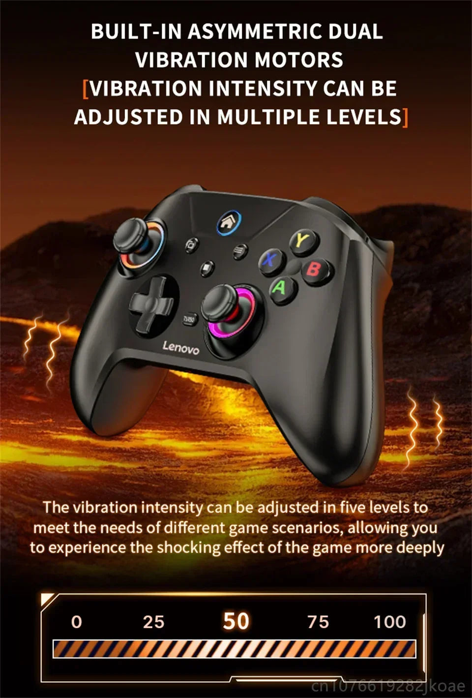 Lenovo S02 Wireless Bluetooth Gamepad — Nintendo Switch, PC & iOS