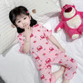 2026 Sanrio Kawaii Kids Pajamas Set | Hello Kitty & Kuromi 2-Piece Anime Loungewear