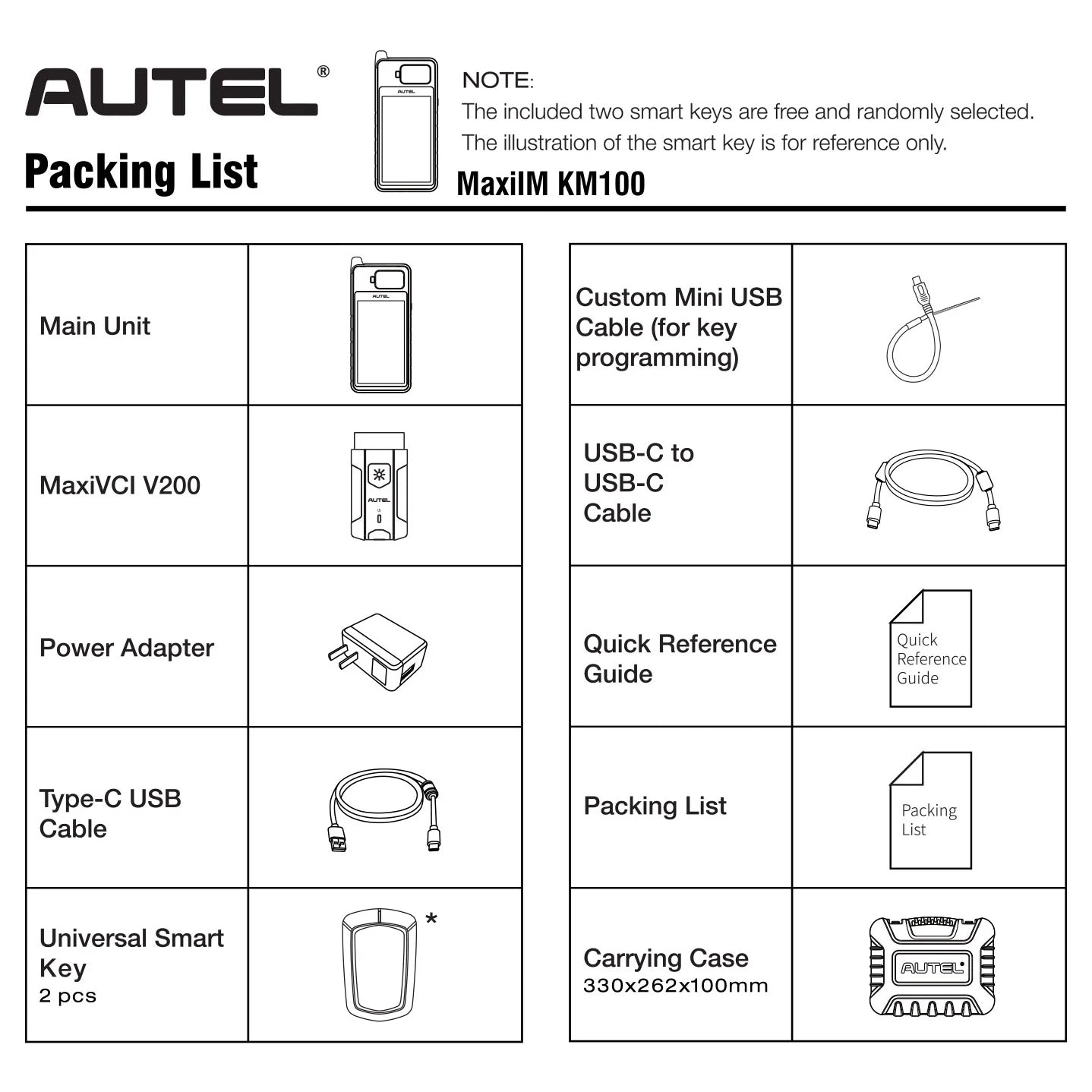 Autel MaxiIM KM100 Car Key Fob Programmer Tool