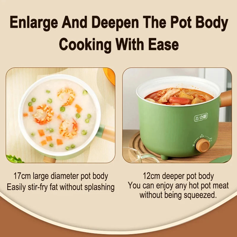 Multi Cooker Electric Pot — Non-Stick Hot Pot & Rice Cooker for Home