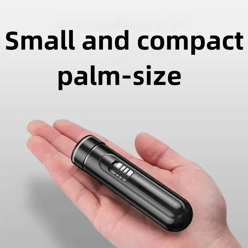 USB Rechargeable Electric Razor for Men — Wet & Dry One-Button Shaver for Home, Car & Travel