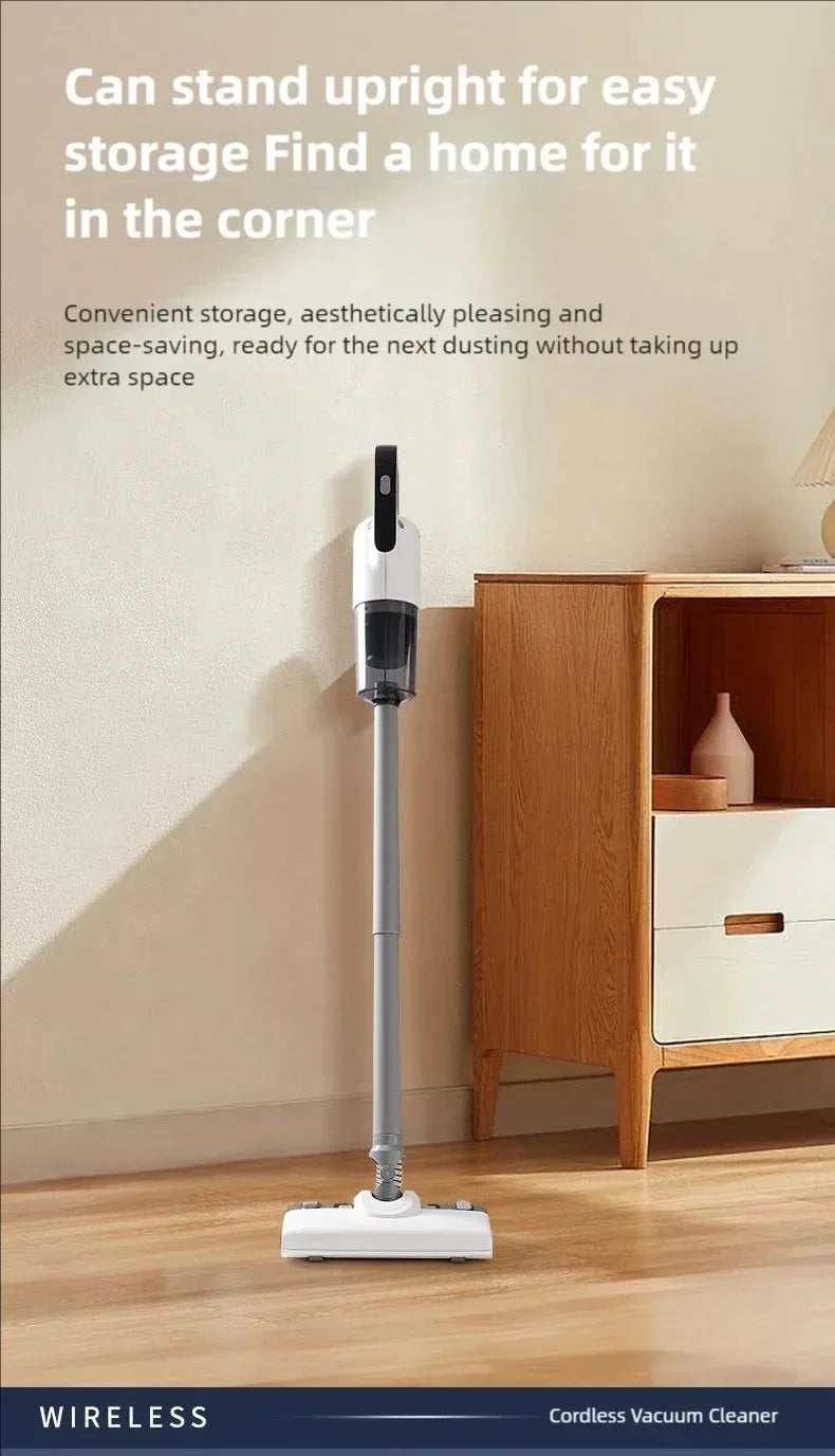 Cordless Vacuum Cleaner – 19000Pa Suction, Detachable Water Tank, 3 Modes for Floor, Carpet & Hardwood