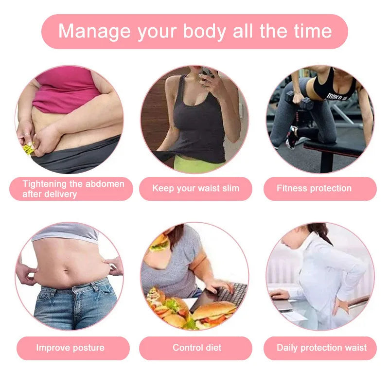 Waist Trainer Sweat Belt — Slimming Cincher for Workouts & Everyday Wear