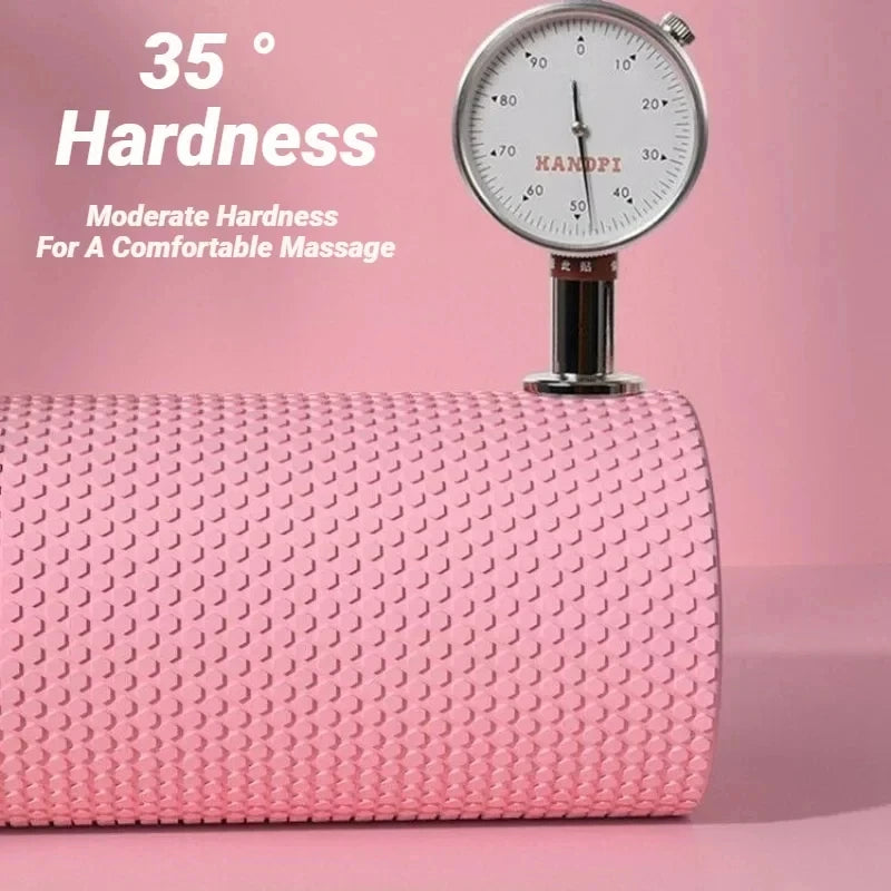 Hexagonal EVA Foam Roller – 10 x 30cm Massage Roller for Yoga, Pilates & Home Fitness Workout