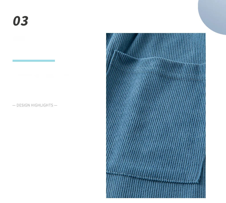 Men's Corduroy Stretch Letter Print Shorts — Casual Textured Shorts