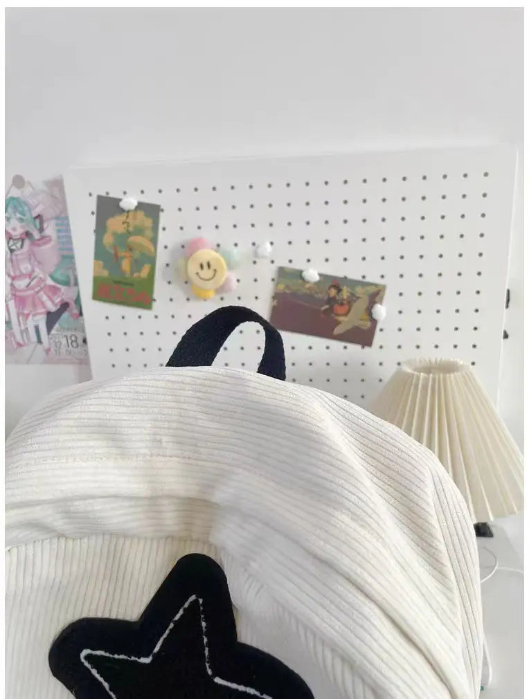 Corduroy Backpack – Girls School & Everyday Book Bag