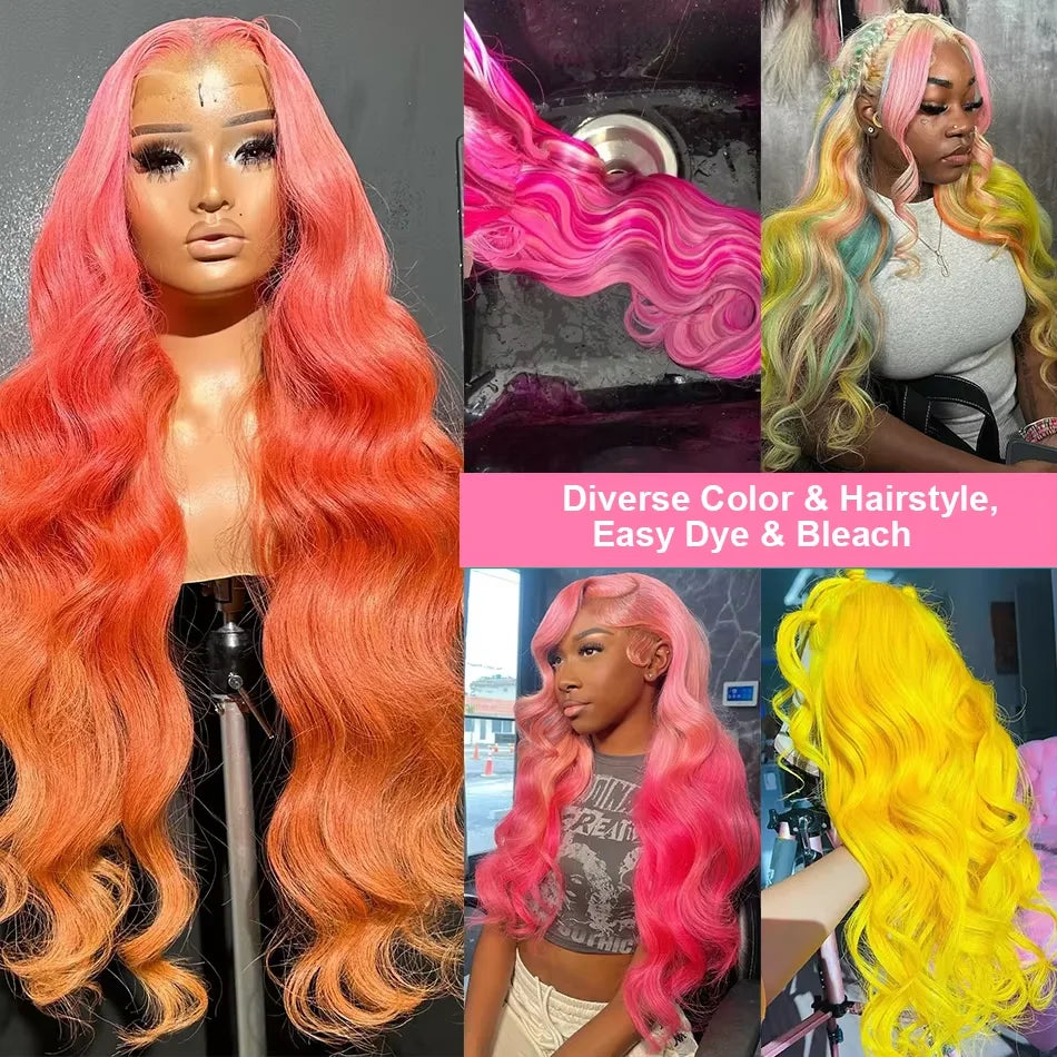 30 Inch 613 Lace Front Wig Human Hair 13x6 HD Transparent Lace Blonde Lace Front Wigs 613 Body Wave Lace Front Wigs Human Hair
