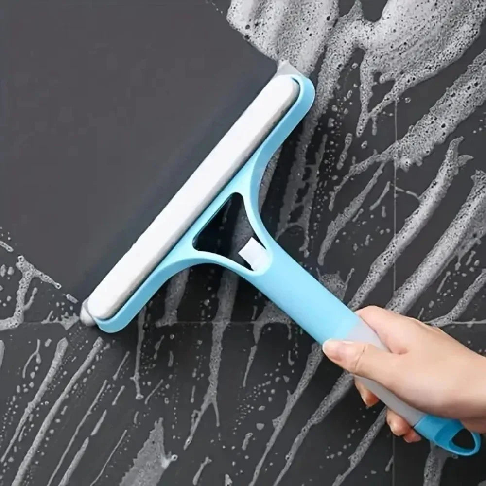3-in-1 Multifunctional Glass & Window Cleaner with Built-In Spray Bottle